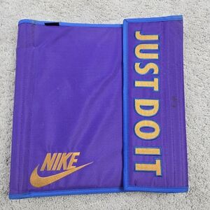 Vintage 90s NIKE Trapper Keeper Folder 1994 Mead Collab "Just Do It" Purple Blue